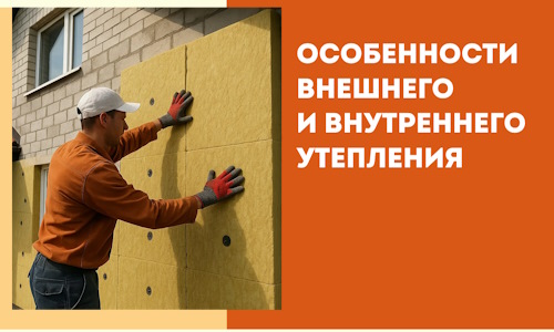 Какие особенности внешнего и внутреннего утепления в Протвино