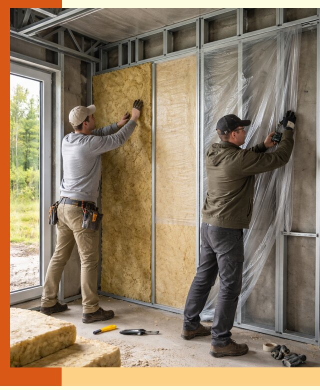 Утепление дома из ЛСТК в Протвино с гарантией качества и эффективности