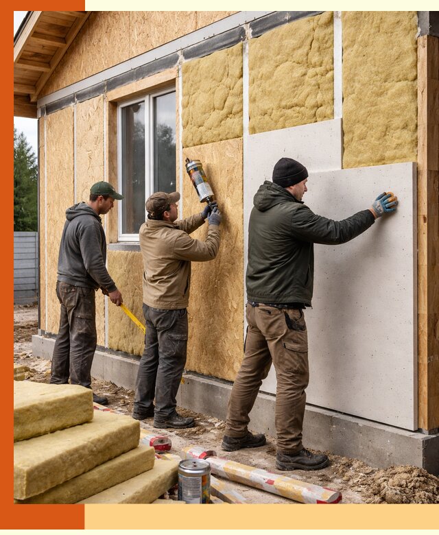 Профессиональное утепление дома из SIP-панелей в Протвино
