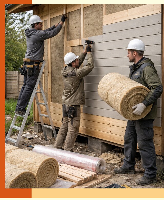 Утепление бани снаружи в Протвино профессионально и надежно
