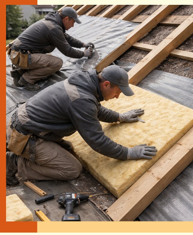 Профессиональное утепление крыши в Протвино качественно и надежно