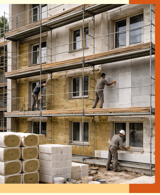 Утепление гостиницы в Протвино от 7326 руб./м2 — комплексно, ППУ, под ключ | ТепломастерПрн