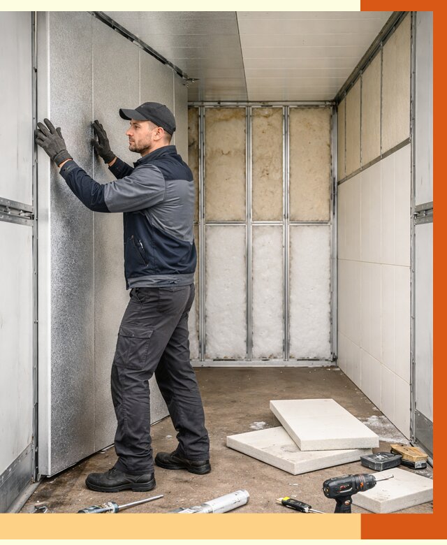 Утепление холодильного кузова в Протвино от 13736 руб. под ключ | ТепломастерПрн