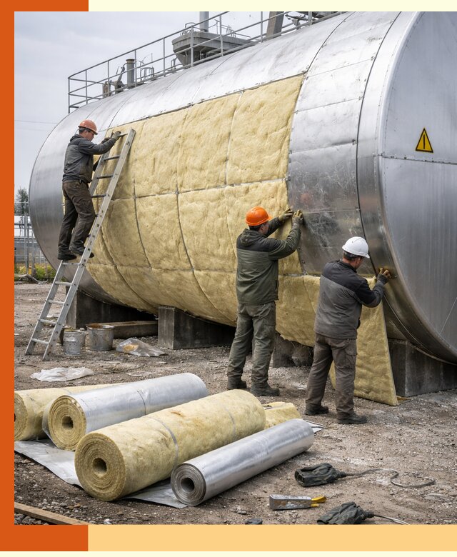 Утепление резервуаров с топливом в Протвино надежно и экономично