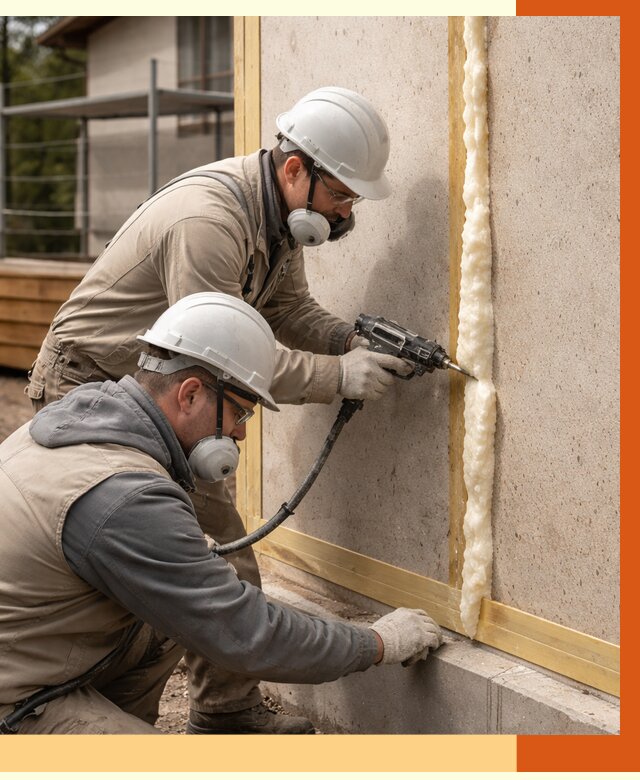 Утепление сип панелей ППУ в Протвино от 4884 руб. под ключ | ТепломастерПрн