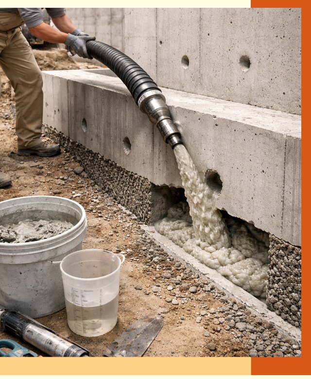 Заполнение полостей фундамента в Протвино от 6919 руб. под ключ | ТепломастерПрн