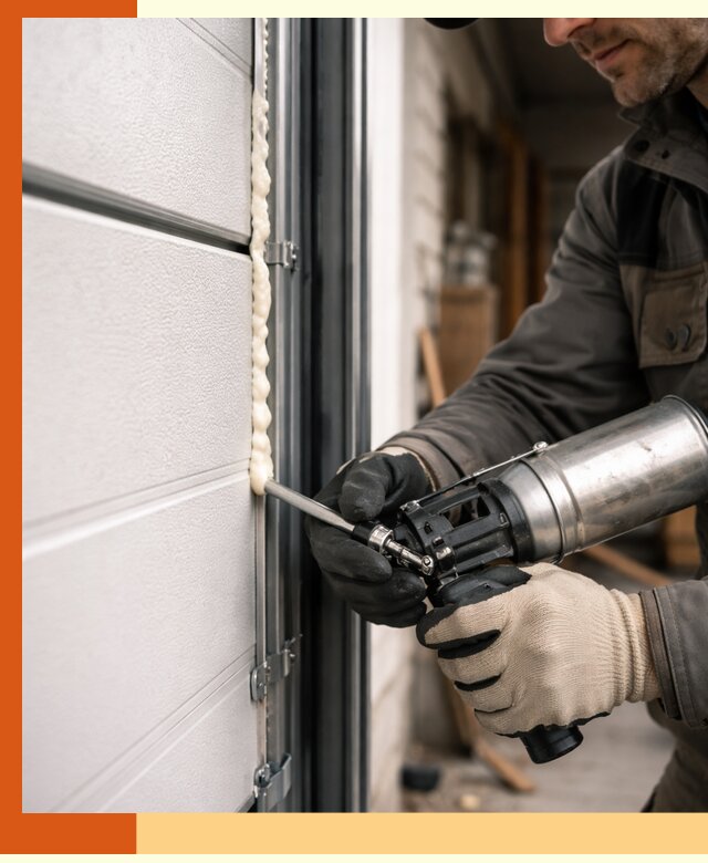 Заполнение пустот ворот в Протвино профессионально и герметично