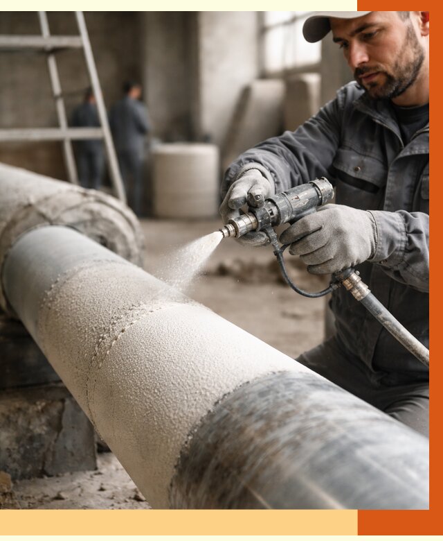 Утепление труб жидкой теплоизоляцией в Протвино от 7631 руб. под ключ | ТепломастерПрн