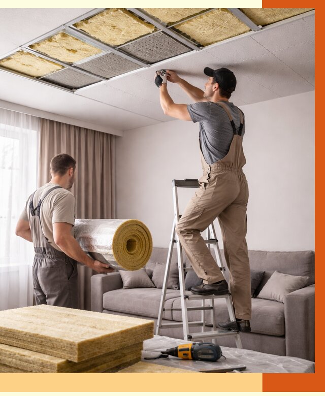 Шумоизоляция потолка в Протвино от 2289 руб. под ключ | Профессионально — ТепломастерПрн