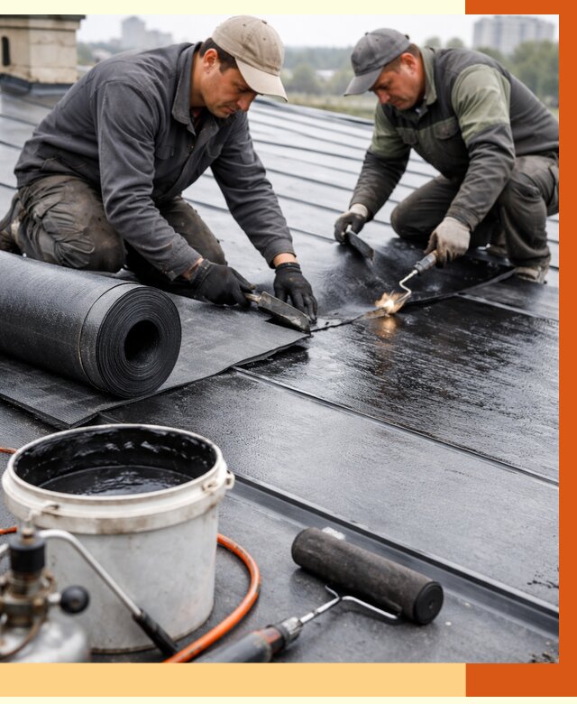 Гидроизоляция фальцевой кровли в Протвино от 7631 руб. под ключ | ТепломастерПрн