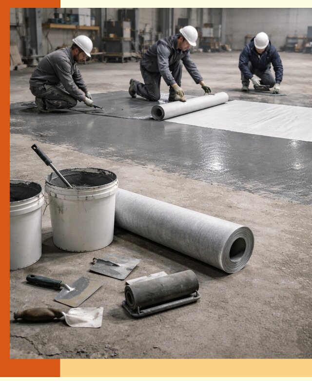 Гидроизоляция промышленного пола в Протвино — защита и долговечность