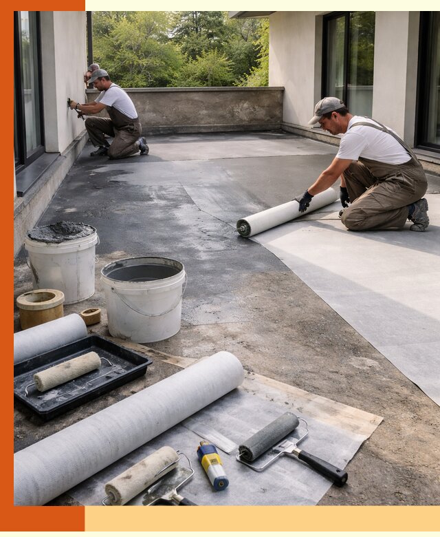 Гидроизоляция террасы в Протвино — надежная защита от влаги и протечек