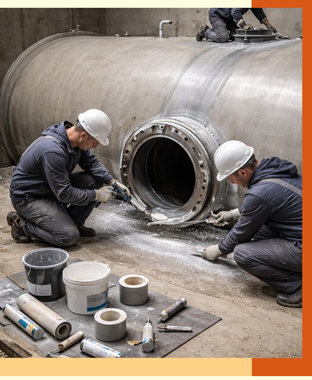 Гидроизоляция резервуара с топливом в Протвино от 76313 руб. под ключ | ТепломастерПрн