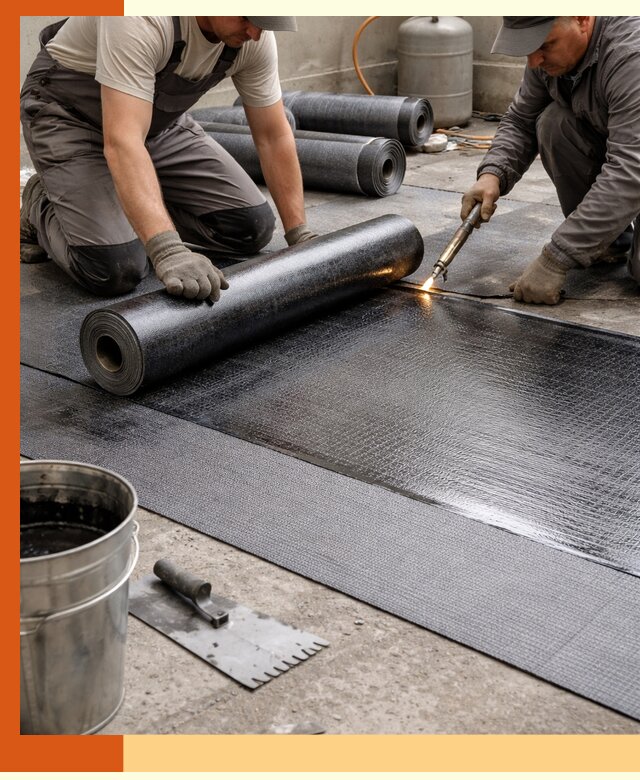 Монтаж гидроизоляционной мембраны в Протвино для зданий и конструкций